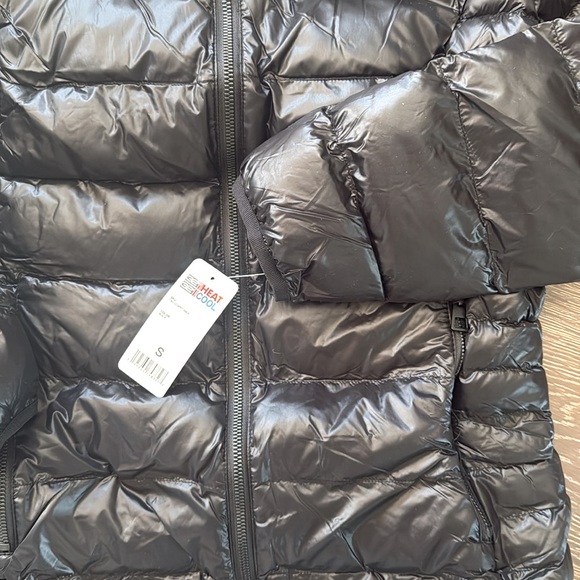NWT! 32 Degrees Women’s shiny poly-fill hooded jacket. Size Small. - Picture 8 of 8